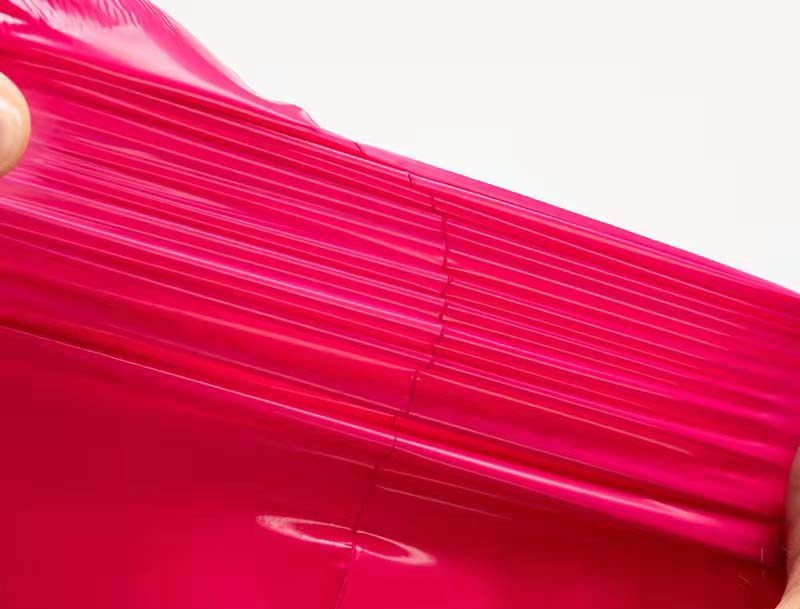 石首玫红色快递袋-05